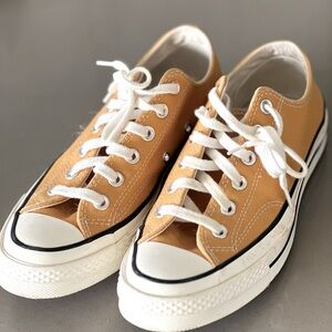 Mustard yellow converse unisex